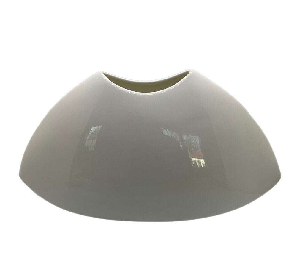 Christopher Stuart White Porcelain Tempest Vase Modern Thailand